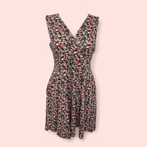 Guberry Floral Sleeveless Mini Dress